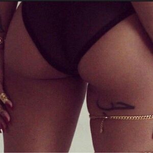 18k Gold Cuban Link Necklace/Thigh Jewelry